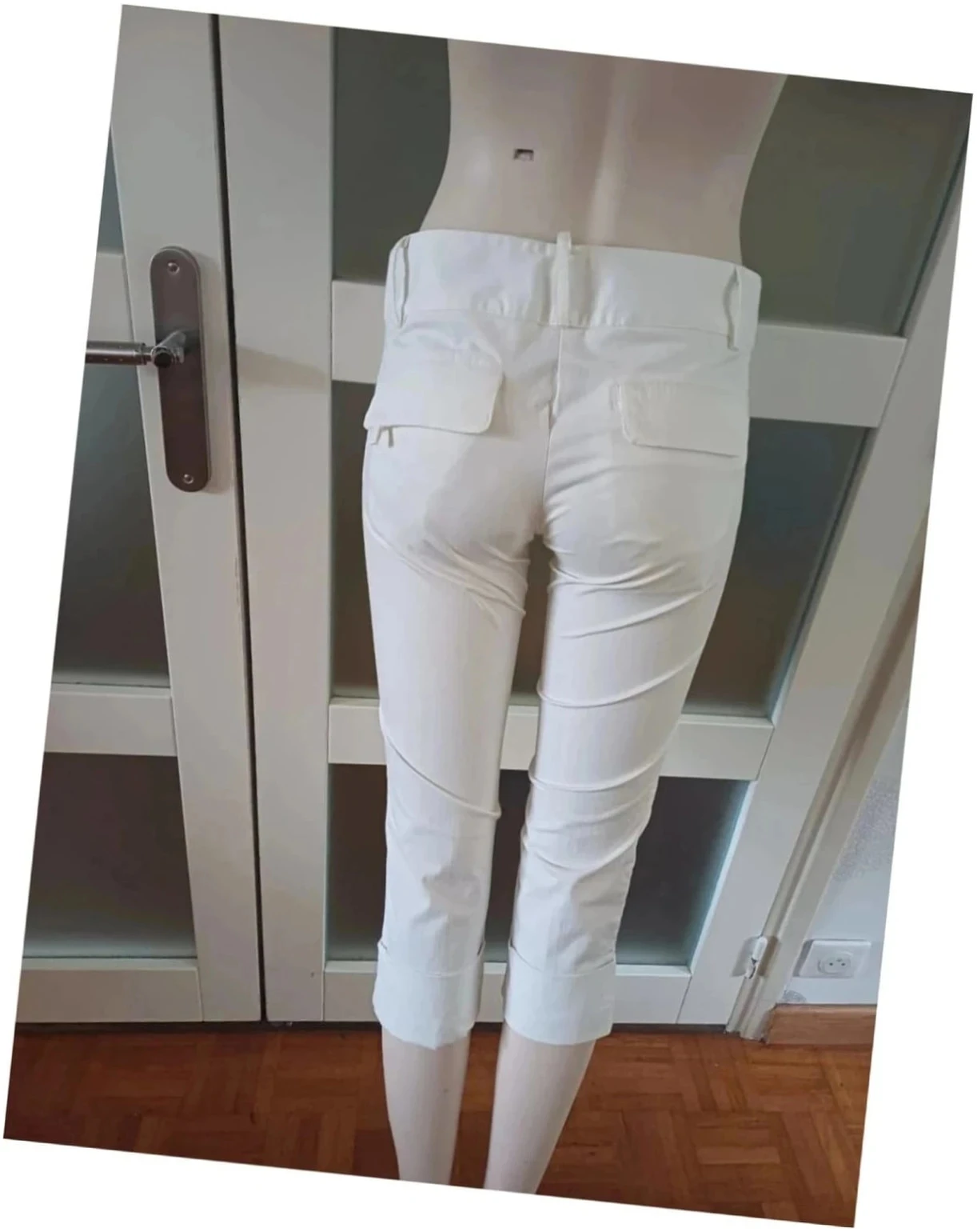 Calça curta branca Façonnable – Tamanho 38 (Medidas incluídas) – photo 3